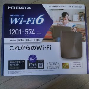 I・O DATAのWi-Fi6対応ルータ