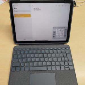 Logicool Folio Touch Keyboar Case with Trakpad for iPad Air